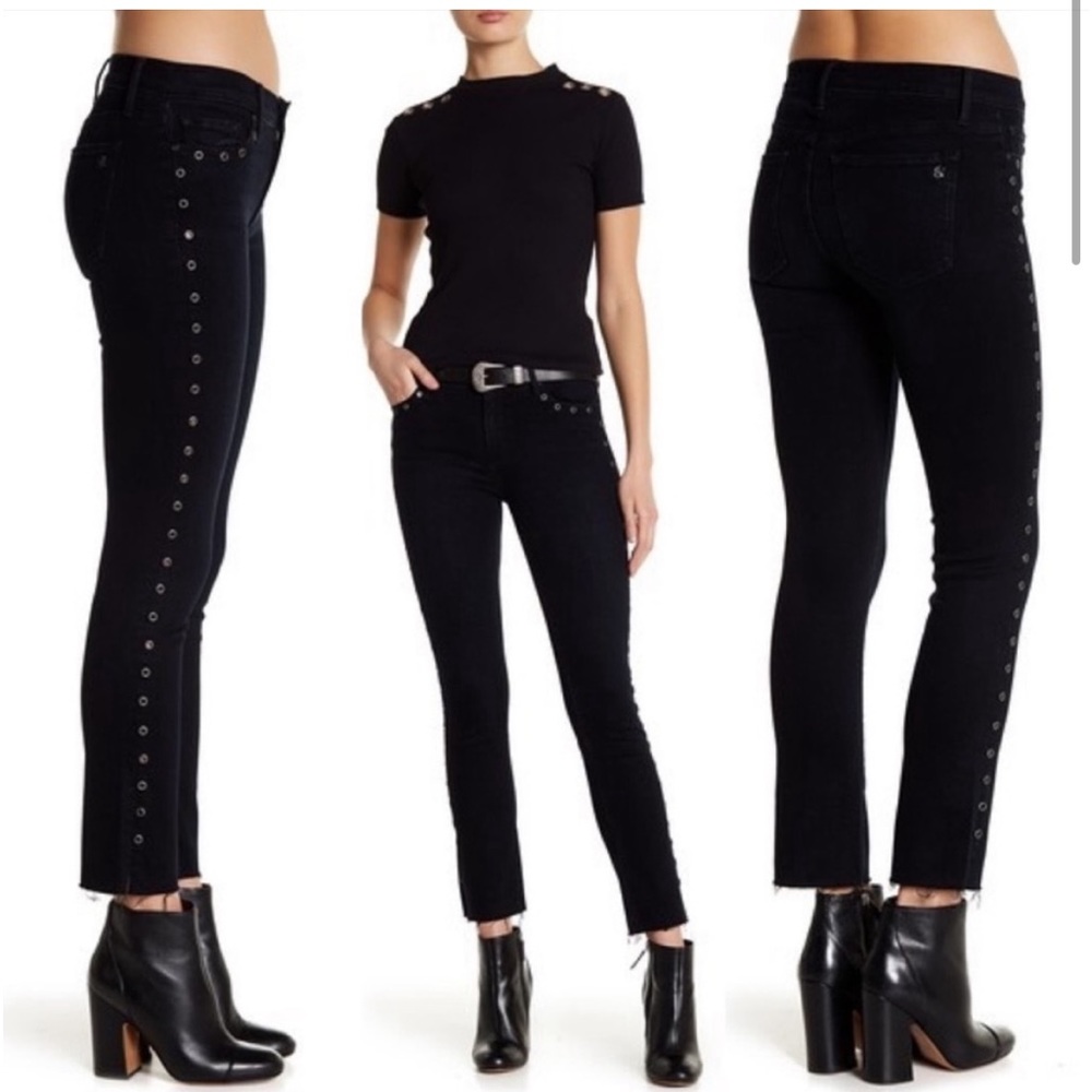 Black orchid Los‎ Angeles Bardot straight fray black
